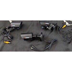 Lot 3 Lorex Security Cameras (2x MC6996, 1x MC7572) UNTESTED AS IS